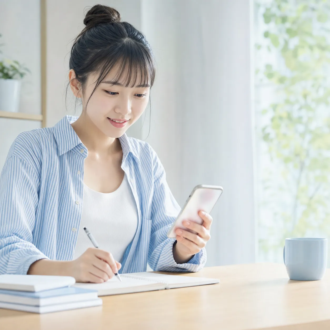 スマホとペンでテスト対策を進める利用イメージ